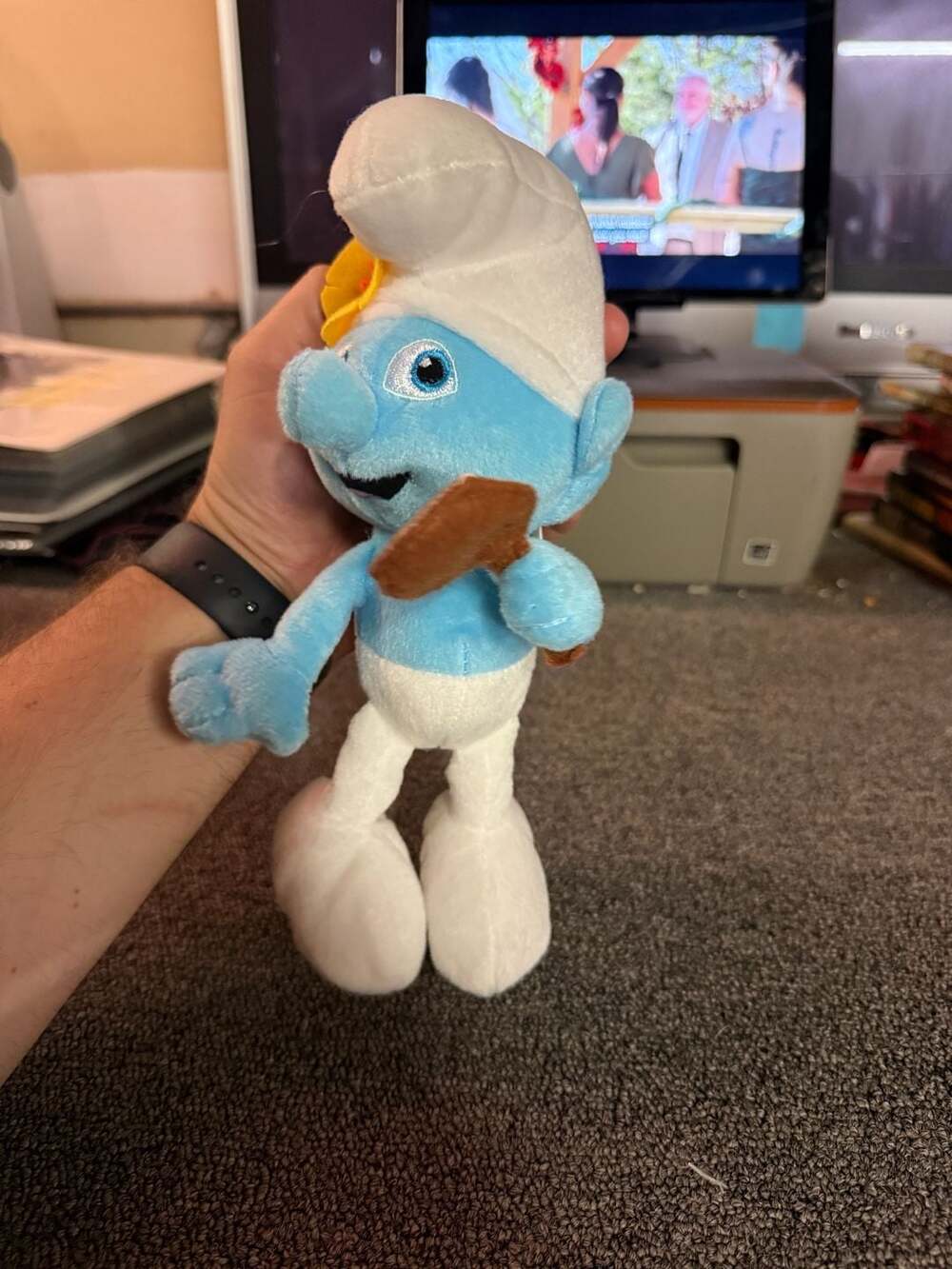 The Smurfs Movie Vanity Smurf Plush Toy 14"